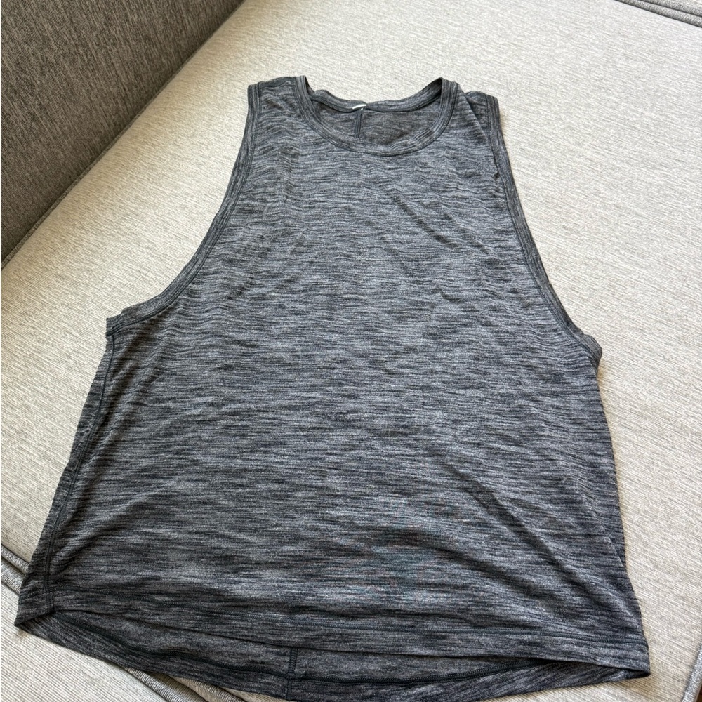 lululemon athletica gray tank top size 6